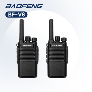 COD Baofeng BF-V8 Mini Portable Walkie Talkie Set of 4 UHF 400-470MHz 16 Channels Ultra Thin Two Way Radio