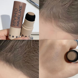 One-Time Instantly Hair Dye Stick Hairline Fluffy Powder Natural Hair Filling Concealer Waterproof Hair Shadow Powder Hair Dye Stick Pen Contour Fill in Forehead Hairline Powder Stick Styling Tool