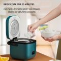 SG【Ready Stock】Mini 1.2L Rice Cooker Pure Bite Mini Cooker Food-Grade Safety 2-Cup Capacity & One-Touch Simplicity. 