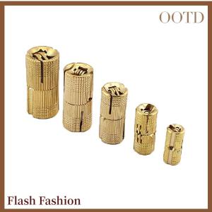 [Falsh F] Đồng Brass Đồ Nội Thất Bản Lề 8-24Mm Hình Trụ Ẩn Tủ Giấu Vô Hình Cửa Bản Lề Cho Phần Cứng Hộp Quà Tặng