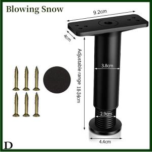 Blowing Telescopic Adjustable Bed Beam Support Foot Reinforced Plastic Furniture Leg Sofa Leg Bed Bottom Load Bearing Bracket