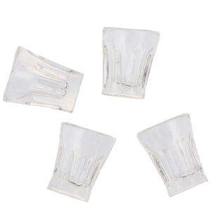 💥【Special price】💥UWO 4ชิ้น เซ็ต dollhouse Miniature อุปกรณ์เสริม MINI Resin transparent CUP simulation Model