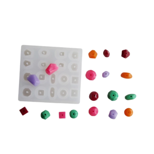 Silicone crafting khuôn hình dạng hình học HANDMADE HẠT Nguồn cung cấp Silicone kết cấu thích hợp cho nghề thủ công và phòng thu dự án