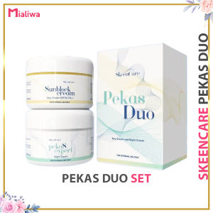 SkeenCare Pekas Duo Sunblock Cream & Pekas Expert Night Cream Pampaputi Whitening Exfoliating Hydrating Moisturizing Beauty Skin Care Acne Pimples Pore Blackheads Oil Control Peklat Scars Freckles Blemishes Melasma Dark Spot Glass Skin Repair Moisturizer