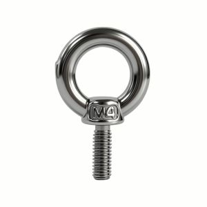 10Pcs Shoulder Eye Bolts M4 M5 M6 M8 Stainless Steel Machinery Shoulder Lifting Ring Eye Bolt for Machinery Anchor Hoist