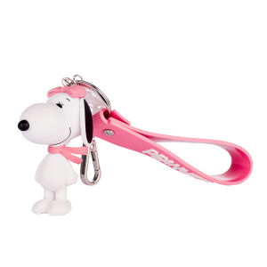 Snoopy Key Chains 2023 Kawaii Sanrio New Snoopy Cartoon Schoolbag Charm Pendant Bag Jewelry Car Keychain Gift for Girls Toys for Girls