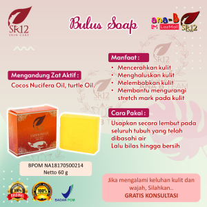 Perawatan Wajah Sabun Bulus Herbal SR12 Mencerahkan Menghaluskan Melembabkan Mengurangi Stretch Mark Termurah Terlaris SR12 BPOM