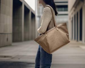 Personalized Jules Slouchy Tote Bag with Pouch