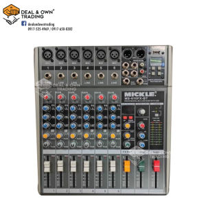 Mickle MS-610FX-BT Professional Mic/Line Mixer with USB