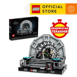LEGO Star Wars 75352 Emperors Throne Room Diorama Building Toys Set (807 Pieces) Mainan Susunan Balok (18 Tahun+)