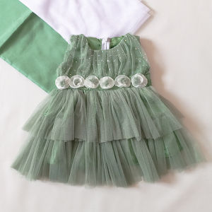 COD Dress Bayi Perempuan 6 12 Bulan Import Korean Style Sage Green Outfit Kondangan Anak Terbaru Gaun Baptis Bayi 1 Tahun Warna Putih Bersih Coksu Silver Marun Acara Hari Raya Akikah Aqiqah KAP108