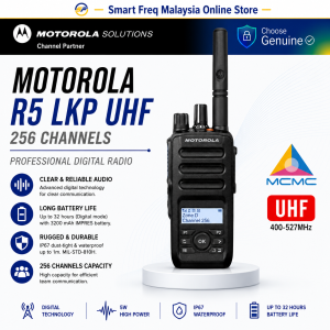 MOTOROLA WALKIE TALKIE R5 LKP UHF (MCMC SIRIM APPROVED)