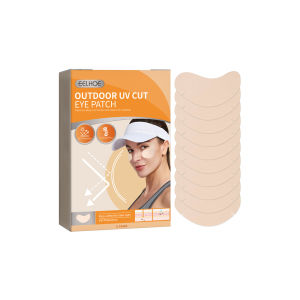 Eelhoe Outdoor UV Cut Eye Patch Sunblock Patch Eye UV Mask Prevent Sunburn Anti Aging Mositurzing Smoothing Protection Eye Facial Sun Protection Patch