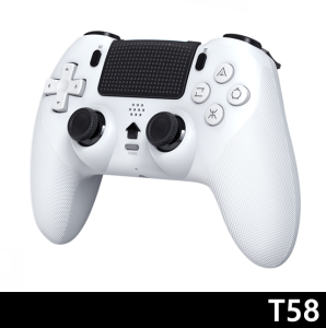 T58 Hall Effect Joystick Gamepad w/ Back Paddles Macro Programming 6-Axis Motion & Dual Vibration