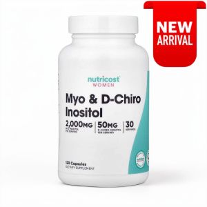 Nutricost Women Myo and D Chiro Inositol 2000 mg 50 mg 120 Capsules