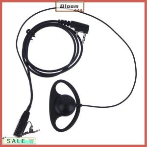 Follow Get New[Bloom Z] Single Wire Earpiece Headset Kit MIC PTT Mic D Shaped 2 Pin Radio Earphone Walkie Talkie for KENWOOD BAOFENG TYT Ear Hook