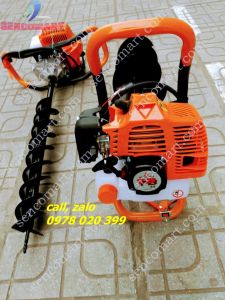 Máy đào hố trồng cấy  đặt trụ hàng rào cọc tiêu MITSUBISHI-TB43