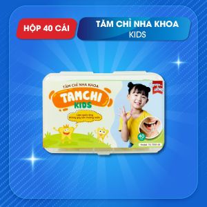 Tăm Chỉ Nha Khoa Trẻ Em TAMCHI KIDS Hộp 40 Cái - Giải Pháp Hoàn Hảo Cho Nụ Cười Của Bé