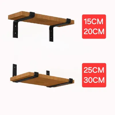 40cm/60cm/80cm Floating Shelf Includes Bracket and Screws