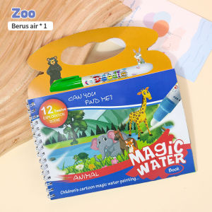 Payoe Magic Water Book Mainan Buku Gambar Mewarnai Ajaib Anak Water Pen Buku Warna