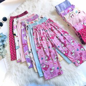 Korean Style 3in1 Sando Top Shorts & Pajama Pants Clothing Sets - Trendy Coordinates for Baby Girls 1-12 Year Olds