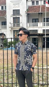 BEST SELLER FSBATIKOFFICIAL Kemeja Batik Pria Slimfit Stretch Lengan Pendek Bahan Stretch Melar Premium