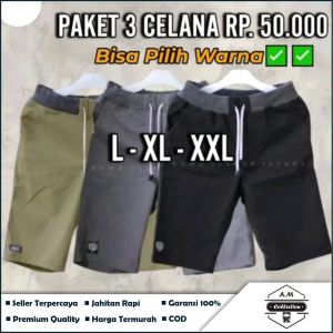 MURAH Celana Pendek CINOS 100 Ribuan Dapat 5 // Cinos kekinian Cowo Distro