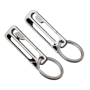 Outdoor Metal Carabiner Keyring Waist Hanging Keychain Buckles AntiLost Quick Releases Spring Snap Keyring Enduring