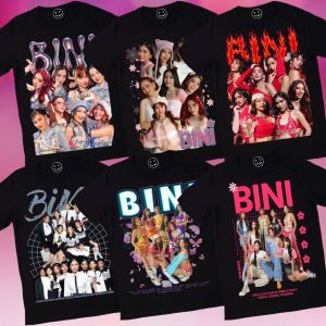 BINI SHIRT VER 4 ALL MEMBERS / BINI P-POP GROUP / FAN MADE BINI SHIRT / Premium Cotton Bini Shirt