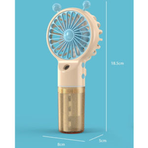 พร้อมส่ง พัดลมพกพา ชาร์จ USB พัดลมมือถือ T207 สเปรย์ไอน้ำ พัดลมไอเย็น ปรับความแรงได้ 3 ระดับ สะดวกใช้งานกว่า ลมแรง