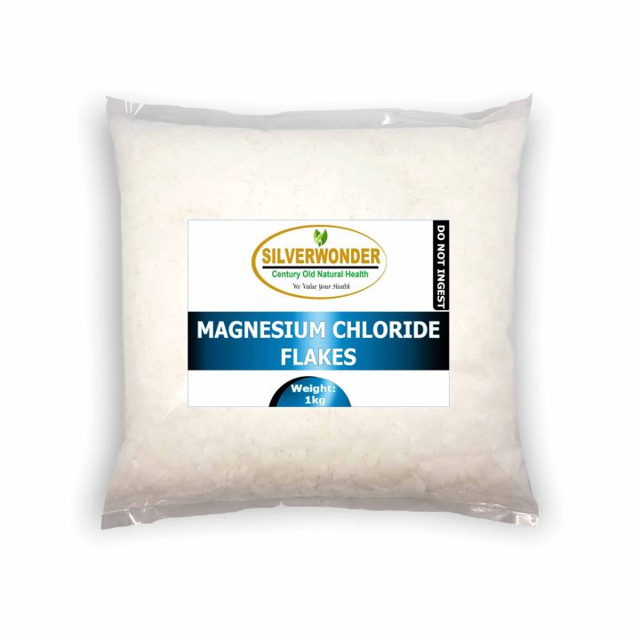 1kg Magnesium Chloride Flakes for Making Magnesium Oil / Salt Bath