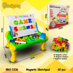 COD TERLARIS Mainan Edukasi Belajar Anak Magnetic Sketchpad Drawing Board / Meja Belajar Anak / Papan Tulis Huruf Angka Matematika Murah