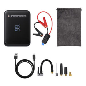 (Local-Stock)BASEUS 2 in 1 Car Jump Starter Power Bank Portable Air Compressor Inflator Pump Power Station 1000A Battery Starter Auto Booster