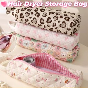 Hair Dryer Storage Bag Heat Resistant Large Capacity Portable Travel Organizer Zip Pouch