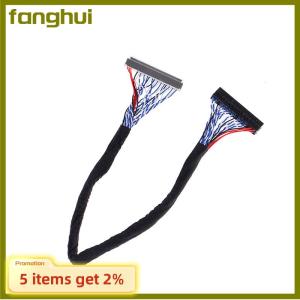 fanghui 25Cm 8 bit lvds cable fix-30 pin 2ch for 17-26inch lcd/led panel controller
