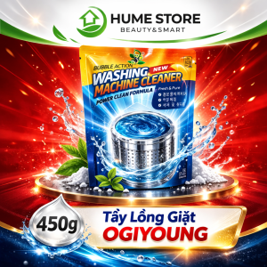 Bột Tẩy Lồng Máy Giặt Hàn Quốc 450g - Sát khuẩn khử mùi an toàn cho gia đình