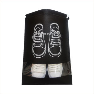【READY STOCK】Shoe Storage Bag Travel Portable Dustproof Shoe Bag Non-woven Drawstring Shoe Bag 收纳袋