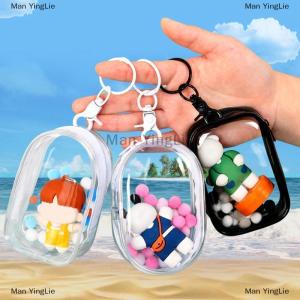 [COD] Man YingLie Jewelry Organizer Transparent Storage Box Pouch Mystery Box Keychain Bag Storage Case Thicken Wallet Cute Doll Bag Organization