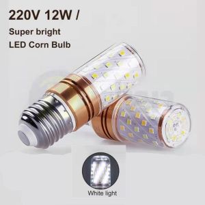 Jacksun TriColor Corn Bulb Chandelier Super High Brightness E27/E14 LED 12W Lamp Light AC 220V