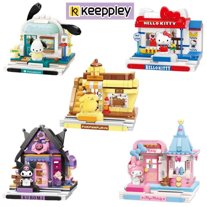 Lego Ideas Hello Kitty Lego Duplo Keeppley Blocks Sanrio Series