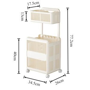 FFBH Simple Modern Laundry Baskets Bathroom Wall-mounted Dirty Laundry Basket Foldable Storage Baskets Household Storage Accessories 5Y6Z3