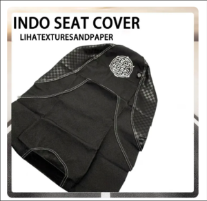 SUZUKI AVENIS  White indo concept seat cover Liha texture with side checkered tahi makapal