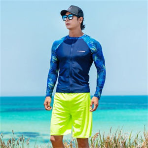 Sailbee nam ngăn tia UV lướt chống mẩn ngứa đồ bơi tay dài lướt sóng chống phát ban Surf Áo sơ mi M041