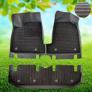 Thảm Lót Sàn 2 Lớp TPE Macsim Vinfast VF3 2023–2026 Chuẩn Form Bền Không Mùi ( sd3 xám đen ct)