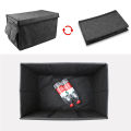 For Audi Storage Box with Lid，Luxury Alcantara Storage Box Car Trunk Organizer For Audi A3 A4 A6 Q2 Q3 Q5 Q7 Universal. 