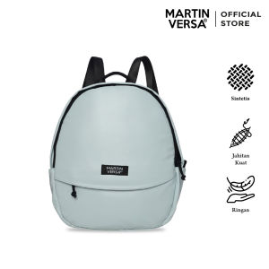 MARTIN VERSA Ransel Ransel Wanita 30 Cm Tas Waterproof Fashionable Backpack Sintetis Lembut JENNIE-KUNINGPUTIH