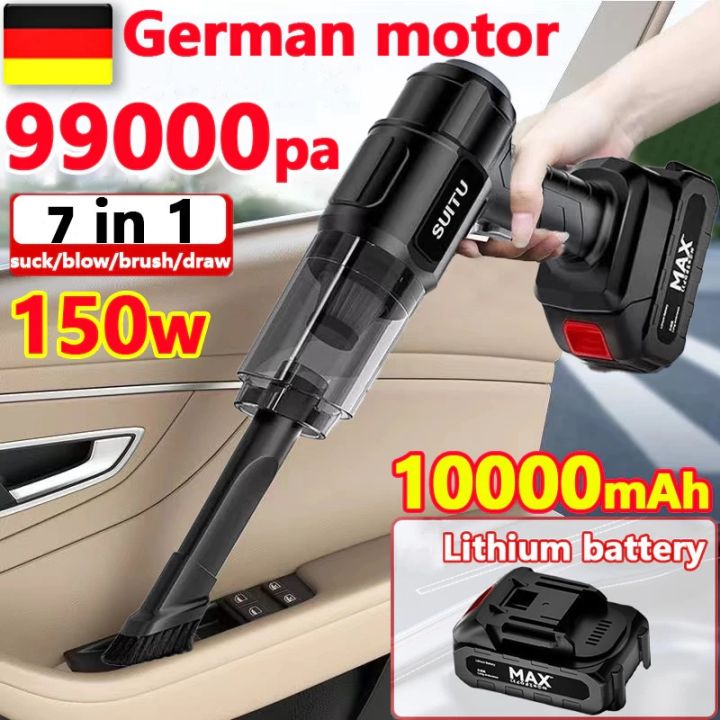 🔥German motor🔥 SUITU 7 in 1 portable Wireless Lithium battery vacuum ...