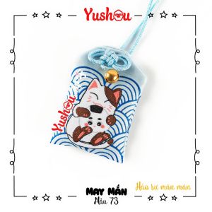 Móc khóa Yushou May Mắn - Mẫu 73 - Hảo Sự Mãn Mãn (Kiểu Omamori) Có sẵn