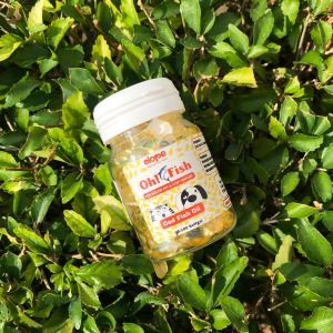 OH FISH! COD OIL MINYAK IKAN VITAMIN BULU HEWAN KUCING ANJING 100BUTIR elope