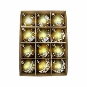 MODERNLUX 12Pcs Lớp hoàn thiện mờ Đồ trang trí Giáng sinh Có thể tái sử dụng 6cm Trang Trí Giáng Sinh Quà tặng Đầy màu sắc Những trang trí ngày lễ Đồ trang trí Giáng sinh
